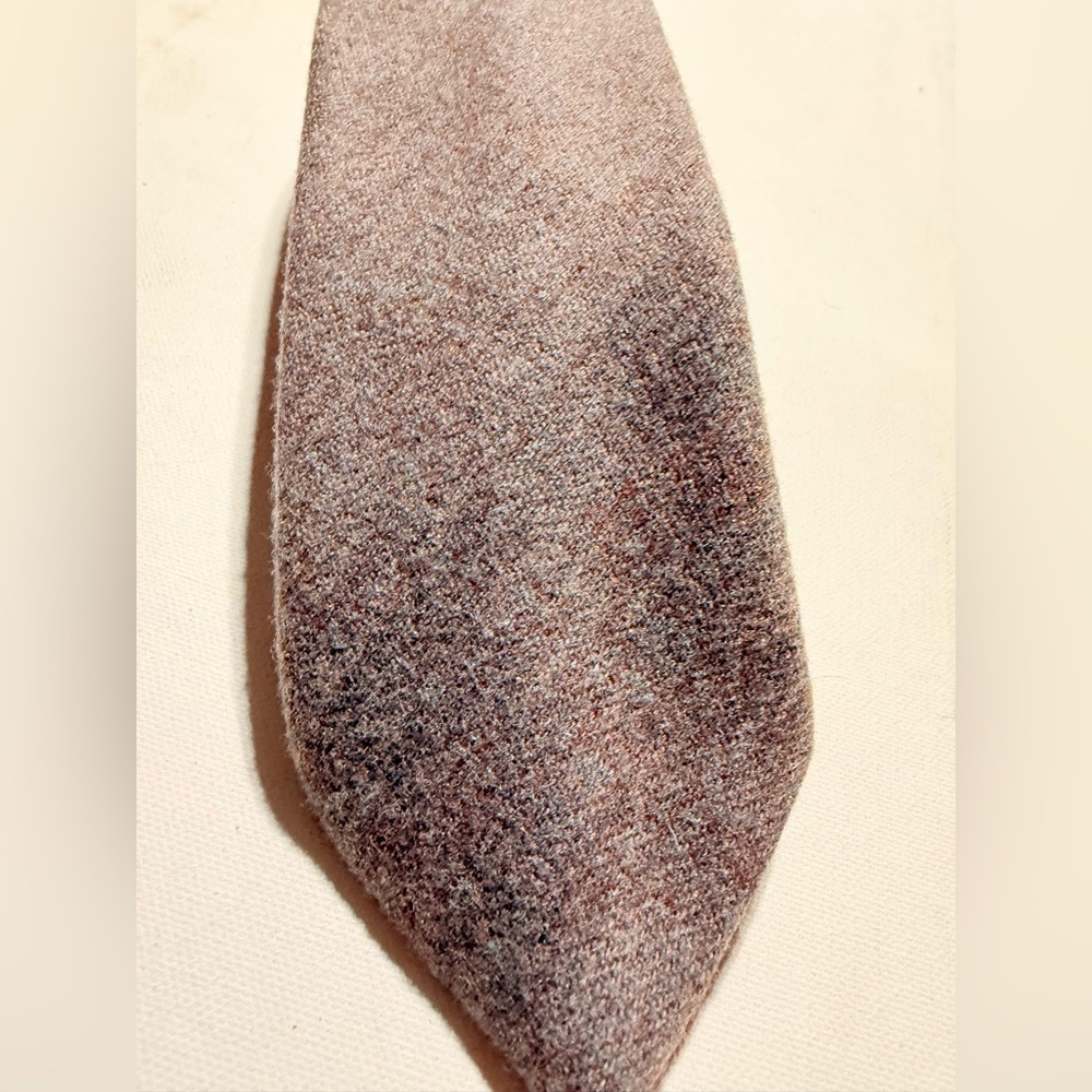 Wembley Wool Textured Brown Men's Tie